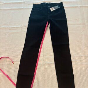 Hudson - Nico Midrise Super Skinny Ankle - 25W 33L - BLK - (Inv 187)